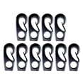 thumbnail image 2 of elástico de duradero negro 10pcs  de choque para shamjiam gancho elástico de nylon, 2 of 9