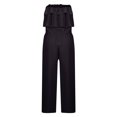 thumbnail image 5 of aidice Summer Jumpsuits for Women Off-Shoulder Ruffle Drawstring Waisted Casual Cropped Pants Rompers, 5 of 7