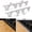 Silver, variant on 2 Pack Stainless Steel Stove Gap Covers, Stove Gap Filler for Kitchen for Kitchen, Adjustable Length 13.8" to 27.5", Black