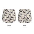 thumbnail image 5 of Lsque Horse Printed Women's Running Shorts with Liner Pockets,Elastic Quick Dry Workout Athletic Gym Yoga Shorts,Womens High Waist Shorts-Large, 5 of 9