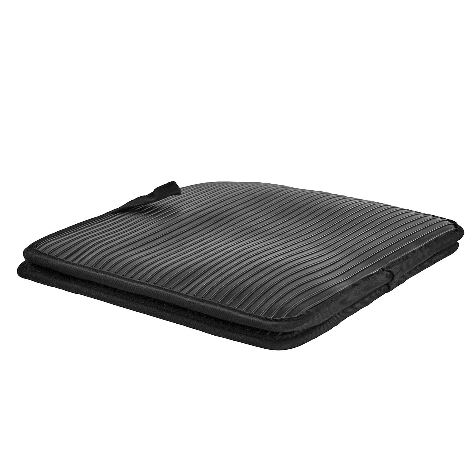 Heat-Resistant Silicone Cotton Hot Pads, Non-Slip Silicone Bottom Ultra-Thin Easy Clean, 9x9in Pot Holders for Kitchen Baking Grilling Cooking