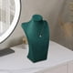 thumbnail image 5 of Velvet Jewelry Organizador Busto Titular Exhibición Maniquí Caballete Collar Soporte para Dormitorio Tienda Venta Al Por , Verde 30cm Macarena exhibición del collar, 5 of 7