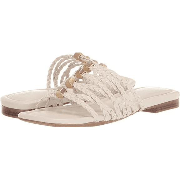 Marc Fisher Lelina Thong Sandals for Women, Ivory, Size 5.5M