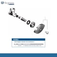 thumbnail image 2 of Llave Angular Barrilito Sin Contratuerca Cromo Urrea 401BSC, 2 of 3