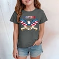 thumbnail image 2 of mgoYE USA Navy 250th Anniversary Gifts Boys 4th of July Shirt Girls Boys 250 Years American Anniversary Shirt American Flag Stars Fireworks Graphic Tee Tops(Grey,13-14Years), 2 of 5