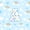Blue White A, variant on jejeloiu Rainbow Cloud Monogram K 7pcs Bedding Comforter Set For Kids,Colorful Loves Stars Initial Queen Bedding Sets For Girls,Colorful Stars Reversible