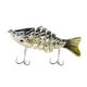thumbnail image 5 of Señuelos de pesca con anzuelo Swimbait, anzuelos metálicos, equipo, señuelos duros falsos para perca En y negro, 5 of 8