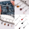 thumbnail image 2 of Ywmsfl Without Tools Waist Adjuster Clip Crystal Y Pin For Pants Skirts Alloy Fastener Skin Friendly Rounded Corners, 2 of 10