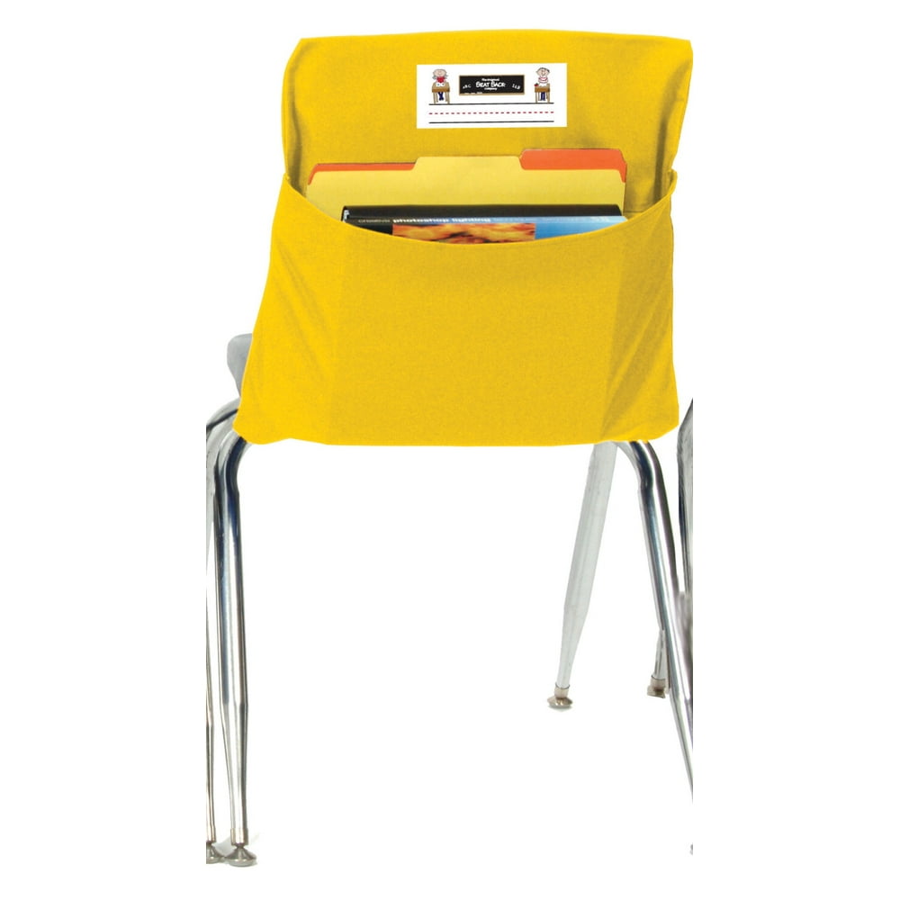 Seat Sack 15 In. Durable Small Storage Pocket, Yellow