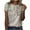 16#Multicolor, variant on Women's Plus Size Cherry Blossom Sakura Flower Printed Short Sleeve T-Shirt