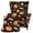 Black and Orange - Halloween Pumpkin Candy, variant on DISNIMO Halloween Pumpkin Candy Print 2-Piece Stretch Wingback Chair Covers Slipcover Soft Single-Seat Wing Chair Slipcovers Washable Furniture Protector with Elastic Bottom