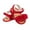 Red, variant on breaise Baby Girls' Sandals - Newborn Girls' Summer Flower Sandals - First Dress Shoes for Infant Girls Newborn Toddler First Walker Crib Dress Shoes
