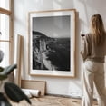 thumbnail image 3 of Monochrome Big Sur - California Photography Black and White Coast Ocean Seascape Waves Nature Landscape Oak Framed Wall Art Print 24 x 36 inches, 3 of 80