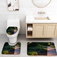 thumbnail image 1 of ABPHQTO Oasis de noche Juego de alfombras de baño de 3 piezas Alfombra de baño Alfombra de contorno y tapa de inodoro ABPHQTO Cont-CHAPPLE-11459, 1 of 2
