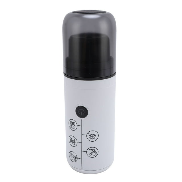 Portable Electric Espresso Machine, 17Bar Pressure Travel Coffee Maker, Car Coffee Maker for Camping Hiking Office Powder and Capsules Compartment Outdoor