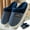 Navy, variant on Dvkptbk Slippers for Women, A Pair of Lazy Slippers Curly Cozy Flat Slide Slippers Comfy Soft Non-Slip House Shoes Indoor and Outdoor, Warm Gift Shoes for Women