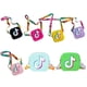 thumbnail image 4 of Sonducket Bolso de hombro duradero para niña TikTok, tamaño espacioso y elegante para todas las ocasiones, bolso de hombro para niña Bolsas de mensajero y de hombro Rosa roja, 4 of 6