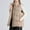 Khaki, variant on Sevevn Womens Puffer Vest Oversized Lightweight Winter Sleeveless Zip Up Padded Stand Collar Jacket Coat Warm