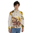 thumbnail image 4 of Happy Women's Day German Shorthaired Pointer Sunflower Vintage Proud Mom All Over Print 3D Baseball Jacket GSP Lover Dog Gift Bomber Jacket Softball - 02030, 4 of 6