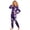 a35-Light Purple, variant on KPOPLK Halloween Pajamas Kid Girls Clothes Long Sleeve 2Pcs Tee/Pants Pjs Set Toddler Holiday Sleepwear Outfits,Size 6-7 Years