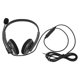thumbnail image 1 of Auriculares para centro de llamadas, multifuncionales, elegantes, con cancelación de ruido, llamadas HD, protección auditiva, auriculares para teléfono, 1 of 8