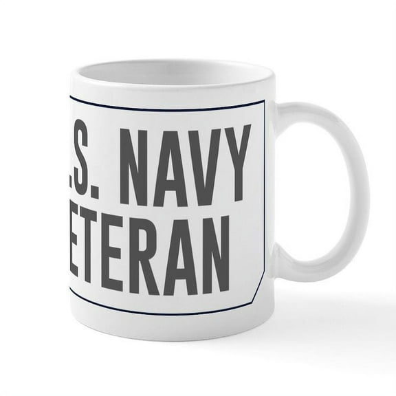CafePress - U.S.Navy Veteran - 11 oz Ceramic Mug - Novelty Coffee Tea Cup