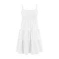 thumbnail image 2 of Size 6 Girls Clothes Tween Dresses Girls Dress Sleeveless Casual Button Down Sundress for Girl White 7-8 Years, 2 of 6
