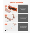 thumbnail image 6 of KFFKFF Adjustable Snow Roof Rake with Foam Blade, 7.3-18.4 ft Extendable Handle, Lightweight Tool for Clearing Snow, Leaves, and Debris from Roofs, 6 of 9