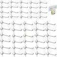 thumbnail image 1 of Ganchos de metal para tablero perforado para organizar herramientas, ganchos para estanterías que ahorran espacio con diseño hacia arriba para evitar que el producto se deslice, gancho de acero, 1 of 5