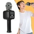 thumbnail image 4 of Microphone Karaoké, Machine à Microphone Karaoké Haut-Parleur pour Enfants pour Maison Noir, Rose, 4 of 8