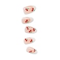 thumbnail image 4 of Kiss Impress Press On Nails French, ‘Coast’, Red and White, Medium Almond, 30 Count, 4 of 11