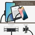 thumbnail image 6 of Evolur Maverick Power Recline Glider with Phone or Tablet Holder, Tempered Grey, 6 of 17