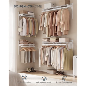 Rubbermaid 4'-8' Configurations Custom Closet Organizer