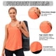 thumbnail image 4 of Pantalones cortos de entrenamiento para mujer de cintura media con forro, para correr, tenis, gimnasio, bolsillo, color rosa, 6/M, 4 of 6