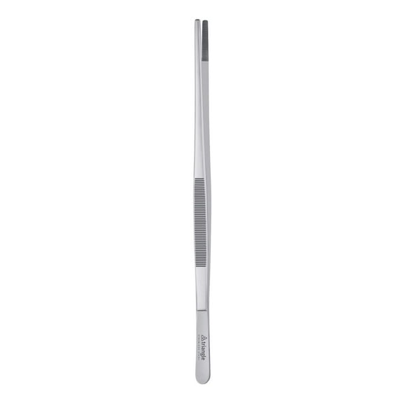 Pinzas triangulares para barbacoa, acero inoxidable, 20 cm