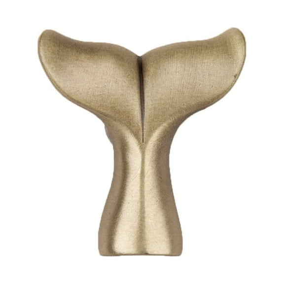 Acorn Manufacturing DP6GP Artisan Collection Whale Tail Knob, Museum Gold