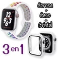 thumbnail image 1 of Correas para Apple Watch compatible con 38mm / 40mm + Case protector de pantalla con Cristal Templado. Estilo Sport, ideal para hacer ejercicio. Mamá Pulpo Sport con case, 1 of 4