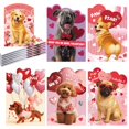 thumbnail image 1 of Juego de 24 tarjetas de San Valentín BDDYYI para niños con sobres, 1 of 8