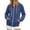 Navy1, variant on ZHOUCHANKIDS Zip Up Hoodie Women Oversized Y2K Sweatshirt Casual Long Sleeve Fleece Jacket Lightweight Fall Hoodies with Pockets Light Green