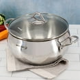 thumbnail image 6 of Korkmaz Tombik 3.6 Liter Stainless Steel Low Casserole in Polished Silver, 6 of 6