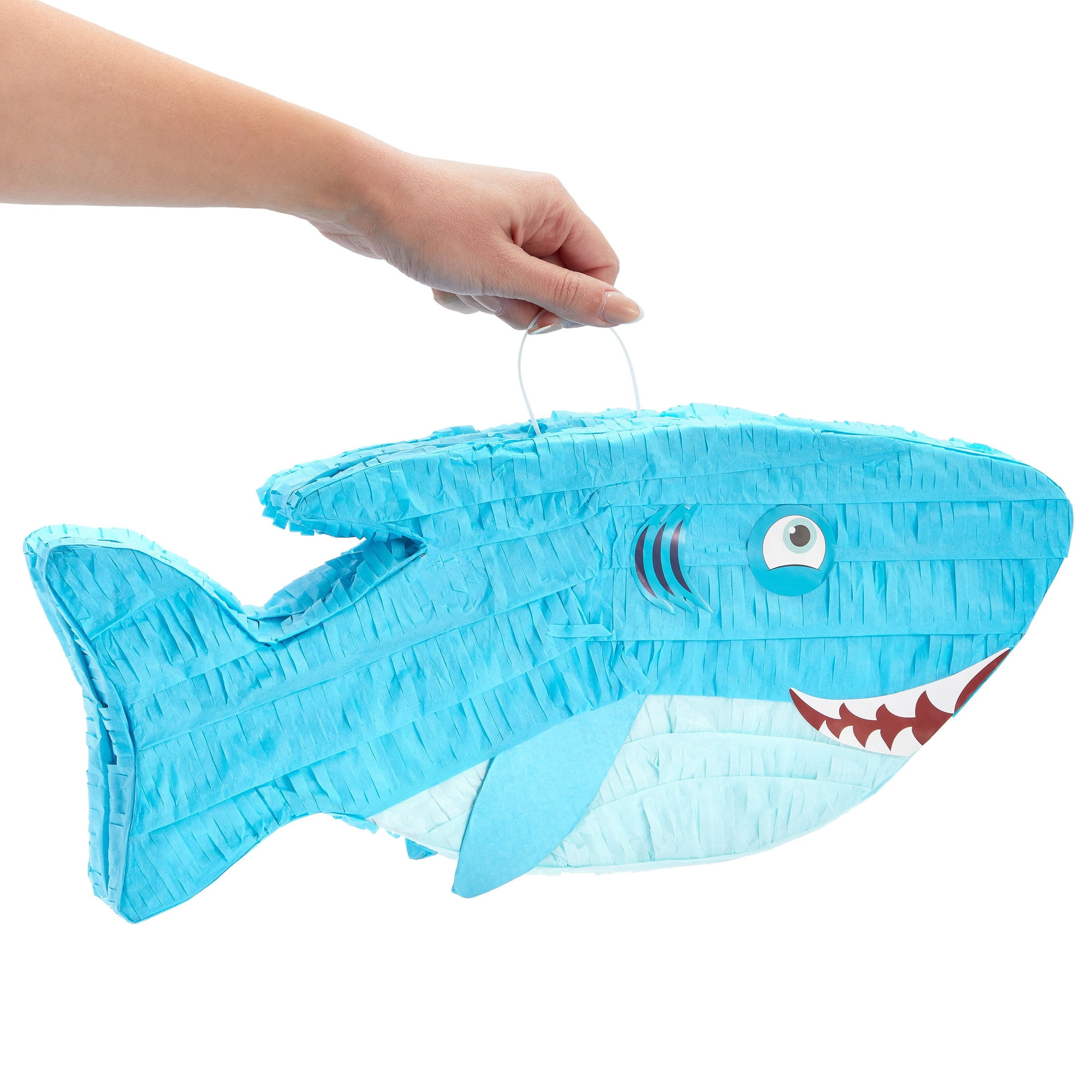 Blue Shark Birthday Shark Pinata - Ocean Themed Birthday Decor For ...