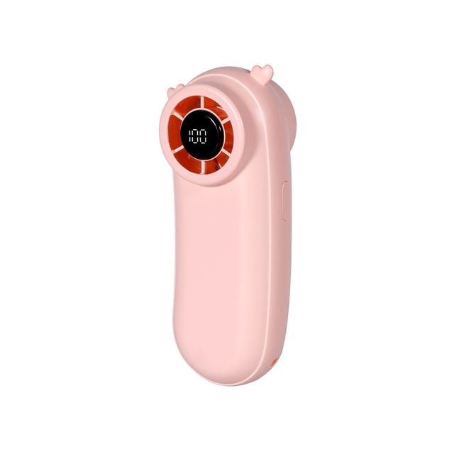 Desktop Fan USB Digital Display Mini Fan 5 Speed Hands Free Outdoor