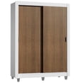 thumbnail image 1 of Ropero Closet Madesa Denver 2 Puertas Corredizas con Pies Blanco/Marrón, 1 of 5