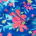 thumbnail image 5 of Toddler Girl Swimsuit Long Sleeve Floral Printing Beach Bathing Suit Polyester Swimwear Swimsuit Bathing Suits Girls Sky Blue 6 Years-7 Years, 5 of 6