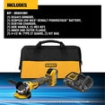 thumbnail image 3 of Amoladora angular DEWALT DCG413H1 20 V MAX inalámbrica 11 cm con batería, 3 of 7