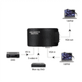 thumbnail image 3 of Adaptador convertidor de S-Video AV a VGA, compuesto RCA AV CVBS, entrada VGA, salida 1080P para TV a PC, monitor HDTV, 3 of 6
