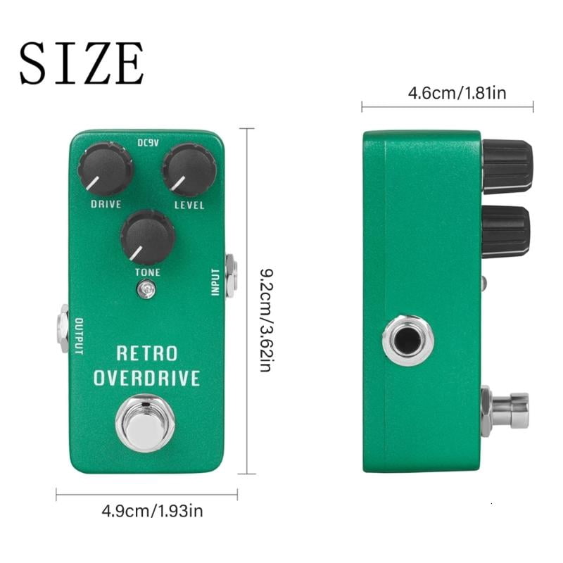 CEORPER Overdrive Pedal Guitar Effects Metal Texture Suitable for Live Performances