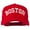 Red, variant on Boston Embroidered Solid Cotton Twill Cap - Royal OSFM