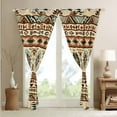 thumbnail image 3 of Western 30%-50% Blackout Curtains Southwestern Curtains for Living Room,Geometric Aztec Curtains Drapes 2 Panels 42"Wx84"L, 3 of 5