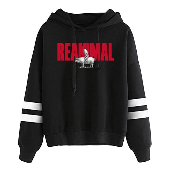 Reanimal Merch Hooded Unisex Bagless Pullover Winter Fashion Sweatshirts Hooded Y2K Top